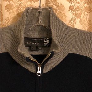 Blue/Grey Cashmere Theory Sweater